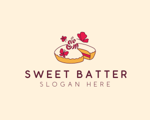 Butterfly Sweet Pie  logo design