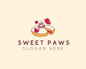 Butterfly Sweet Pie  logo design