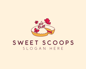 Butterfly Sweet Pie  logo design