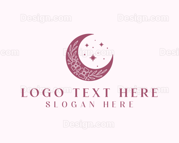 Floral Moon Wellness Logo