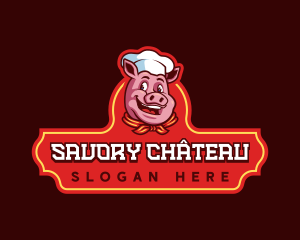 Chef Pig Diner logo design