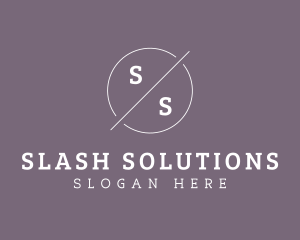 Generic Slash Firm logo design