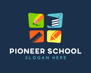 Student School Pencil logo