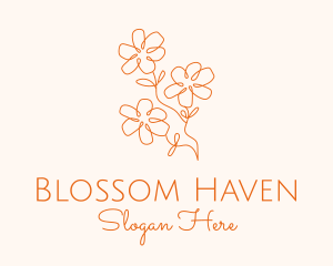 Flower Gardening Boutique  logo design