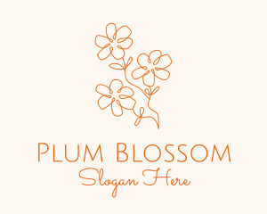 Flower Gardening Boutique  logo design