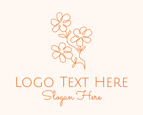 Flower Field logo example 3