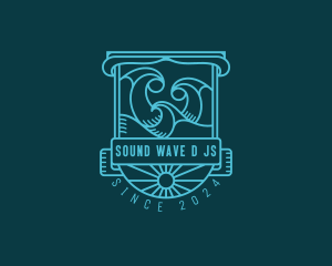 Surfing Waves Resort logo design