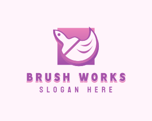 Paint Brush Renovation logo design