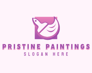 Paint Brush Renovation logo design