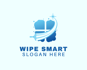 Meteor Wiper Sanitation logo design