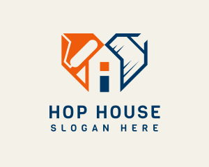 House Painting Remodel logo design