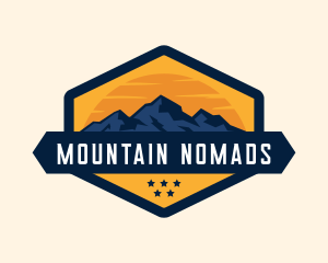 Alpine Mountain Nature logo design