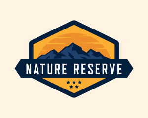 Alpine Mountain Nature logo design