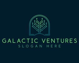 Circuit Tech Tree Venture logo design