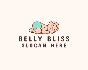 Baby Sleep Nursery logo design