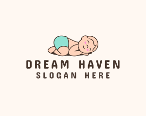 Baby Sleep Nursery logo design