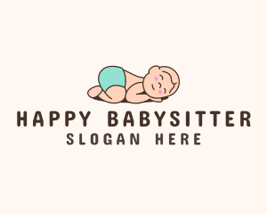 Baby Sleep Nursery logo design