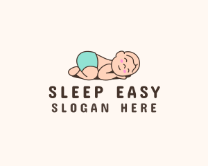 Baby Sleep Nursery logo design