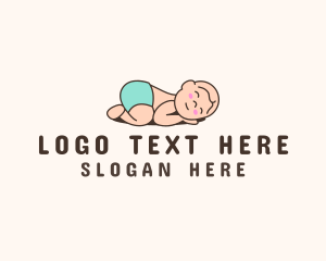 Pediatrics - Baby Sleep Nursery logo design