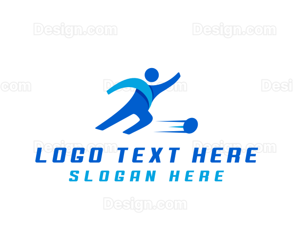 Soccer Ball Sports Athlete Logo