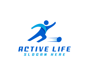 Fitness Sports Athlete logo design