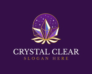 Elegant Mystic Crystal logo design