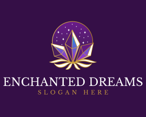 Elegant Mystic Crystal logo design