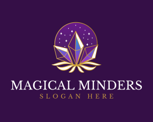 Elegant Mystic Crystal logo design