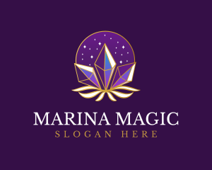 Elegant Mystic Crystal logo design