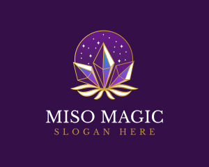 Elegant Mystic Crystal logo design