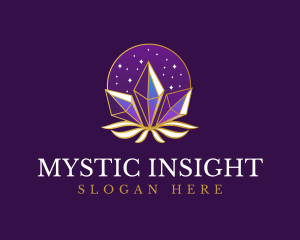 Elegant Mystic Crystal logo design