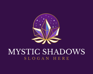 Elegant Mystic Crystal logo design