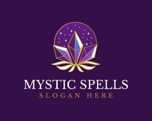 Elegant Mystic Crystal logo design