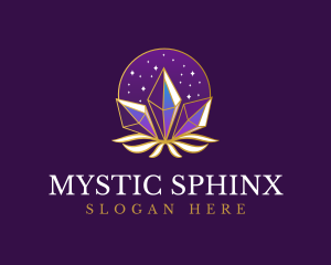 Elegant Mystic Crystal logo design