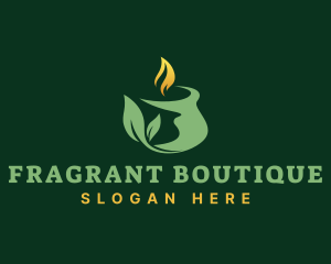 Organic Leaves Candle logo