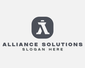 Professional Firm Letter A logo design