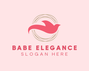 Elegant Dove Nest logo design