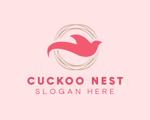 Elegant Dove Nest logo design