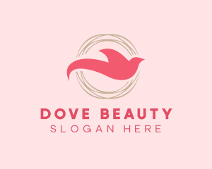 Elegant Dove Nest logo design