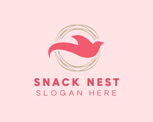 Elegant Dove Nest logo design