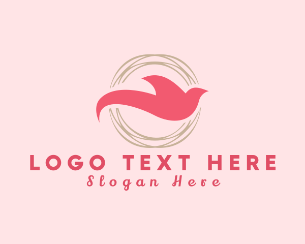 Peaceful logo example 3