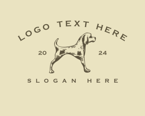 Pet Hound Dog  logo