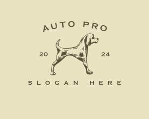 Pet Hound Dog  logo