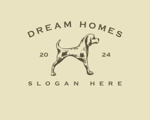 Pet Hound Dog  logo