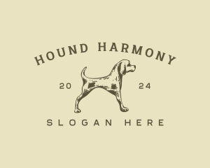 Pet Hound Dog  logo