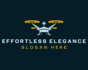 Drone Lens Propeller logo design