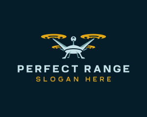 Drone Lens Propeller logo design