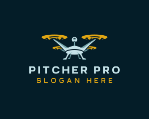 Drone Lens Propeller logo design