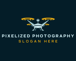 Drone Lens Propeller logo design