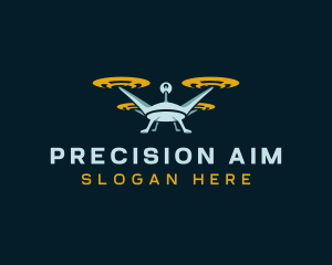 Drone Lens Propeller logo design